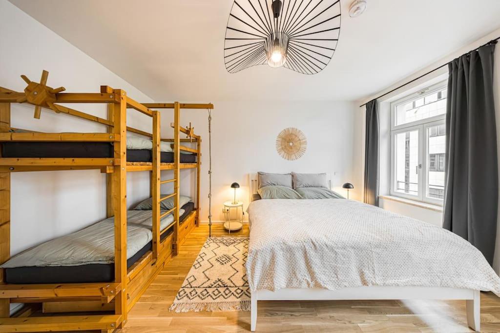 Stylisches Zentrales City-Apartment Mit 2 Balkonen Leipzig Exteriör bild