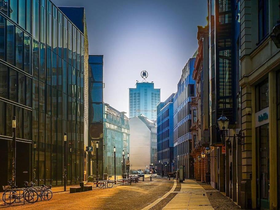 Stylisches Zentrales City-Apartment Mit 2 Balkonen Leipzig Exteriör bild